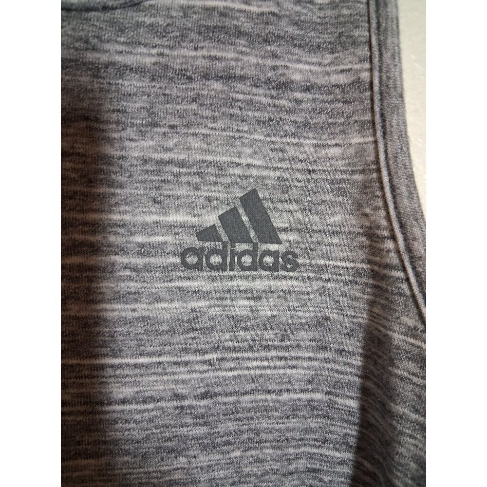 Adidas Tank Top Workout Activewear Gym Athletic Running Gray Women's Size XS - Picture 3 of 7
